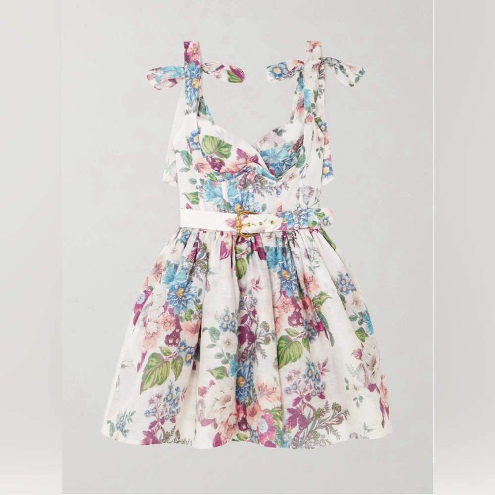 Zimmermann Matchmaker Floral Mini Dress